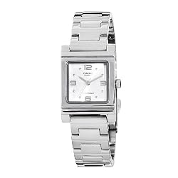 Casio Women's LTP1237D-7A Silver-Tone Shell White Dial Watch