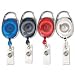 Advantus Carabiner-Style Retractable ID Card Reel, Extends 30 Inches, Assorted Colors, Pack of 20 (AVT75552)