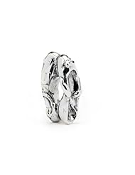 Novobeads Ballet Slippers Sterling Silver Charm Bead - Made in USA w imported materials - Fits all major bead bracelets