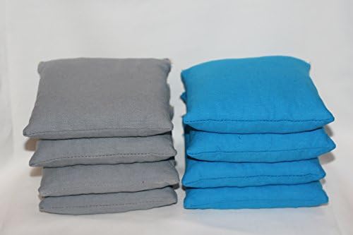 Cornhole Bags (Set of 8) Gray/Turquoise