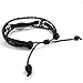 KONOV Mens Leather Wrap Bracelet, Vintage Wing, Fit 7-9 inch, Black Silver