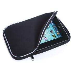 Navitech Black Shock Absorbent, Scratch Proof Neoprene 7" Inch Case For The Tabtech M009S 2GB Google Android Tablet PC - 2.2 Android Tablet