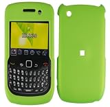 Cell Phone Accessory Hard Green Case Cover Faceplate Protector for Blackberry Curve 8520 8530 9330 9300 with Free Gift Reliable Accessory Pen