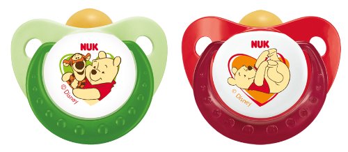 NUK 10172060 Latex Beruhigungssauger (Schnuller) Disney Winnie Trendline mit Ring, Gr&ouml;&szlig;e 2 Preisvergleich
