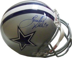 Herschel Walker Autographed/Hand Signed Dallas Cowboys Full Size Replica Helmet