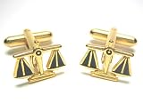 Scale Of Justice Attorney Gold Cufflinks