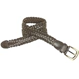 braided leather belt