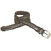 braided leather belt