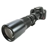 500mm ROKINON MF Telephoto Lens for CANON EOS Elan, XTi, XSi, 30D, 50D