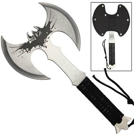 Full Tang Legendary Bat Wing Stainless Steel Throwing Axe Hatchet