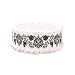 Damask Black Edible Image® Designer PrintsTM Decorations 3 Strips of Edible Cake Art Image Made of Sugar - Easy to Use! Click on Photo & Zoom to See Details