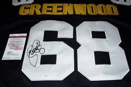 LC Greenwood AUTO Pittsburgh Steelers M&N Jersey JSA