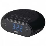 RCA RC207 USB CHARGING CLOCK RADIO WITH DUAL WAKE