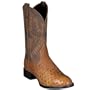 Ariat 2263 Men's Heritage Stockman Full-Quill Ostrich Antique Tan/Distressed Brown 11 D