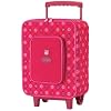 pink girls suitcase with wheels
