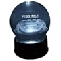 Washington RedSkins Fedex Field Laser-Etched Musical Lit Crystal Ball