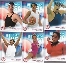 2016-Topps-USA-Olympic-Paralympic-Team-Hopefuls-Complete-Mint-74-Card-Set-Hand-Collated-Set-Loaded-with-Our-Top-Athletes-Including-Missy-Franklin-Michael-Phelps-Ryan-Lochte-Gabby-Douglas-Abby-Wambach-