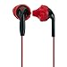 Yurbuds Ironman Inspire PRO Performance Fit Sport Earphones with 3-Button Control and Mic, Black/ Red -10101 (Certified Refurbished)