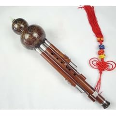 Sandelholz Cloisonne 3 Octave Gourd Flute Hulusi Woodwind + Fall #108 - Ksotenloser Versand, Weltweit