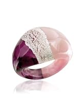 Antica Murrina Veneziana Harmony - Ring aus Muranoglas amethyst