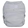Thirsties Fab Fitted Cloth Diaper - White, Medium