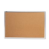 QRT2303 - Cork Bulletin Board with Anodized Aluminum Frame