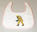 Baby Bib with Firefighter image
