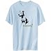 T-Shirt Mens Light Blue  Dogmania! - American Pit Bull Terrier Silhouette  Dogs