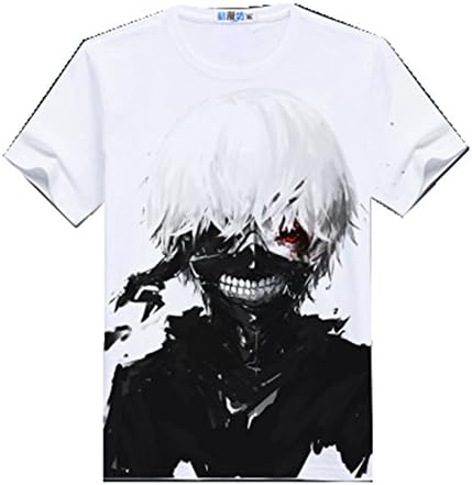 Anime Tokyo Ghoul Milk Silk Short Sleeves T-shirt (XXL, 02)
