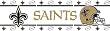 Sports Coverage New Orleans Saints Team Wall Border