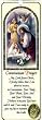 First Communion Prayer Bookmark Girl - CDM BK 028