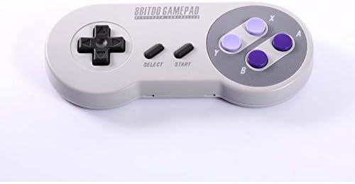 Elecsmart 8bitdo SNES30 Wireless Bluetooth Controller Dual Classic Joystick for IOS / Android Gamepad - PC Mac Linux