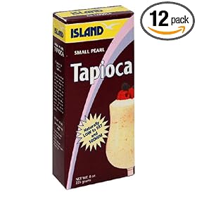Island Pearl Tapioca, Small, 8-Ounce Packages (Pack of 12)