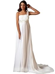 Fitted Sheath One Shoulder Chiffon  Dress