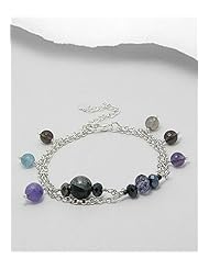 Sapphire Bracelet In Brass