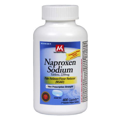 Member's Mark - Naproxen Sodium 220 mg, 400 Caplets (Compare to Aleve)