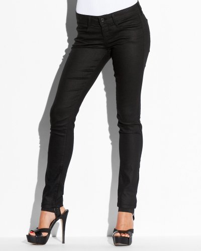 Quinn Lizard Skinny Jean – BLK (25)