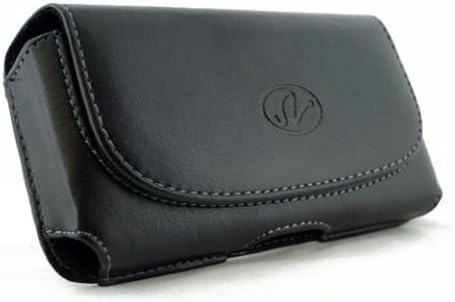 FOR Consumer Cellular Doro Phone Easy 618 Leather Sideways Belt Clip Case Pouch Sold By Mechsoft