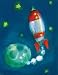 Rocket Ship by Anthony Morrow poster print,7 in. x 9 in.