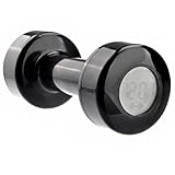 Itopanda® Dumbbell Alarm Clock with Cold Light Black