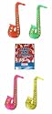 FOUR INFLATABLE SAXOPHONES 75cm