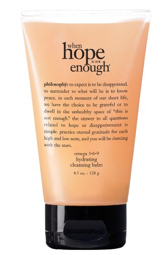 Philosophy When Hope is Not Enough Omega 3 6 9 Hydrating Cleansing Balm, 4.5 Ounce 411hgVPVmSL Philosophy When Hope is Not Enough Omega 3 6 9 Hydrating Cleansing Balm, 4.5 Ounce
