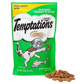 Whiskas Temptations Seafood Medley Flavour Treats 