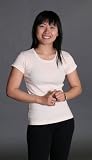 American Apparel Baby Rib Cap Sleeve T