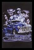 Suavecito (Group & Car) White Wood-Mounted Art Poster Print - 8