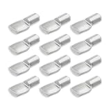 12pc Steel Shelf Support Peg Clip Set - 3/16