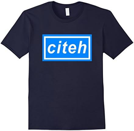 Men's Oasis Inspired Manchester Citeh T-Shirt 3XL Navy