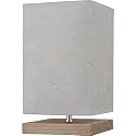 Royce Lighting Portable Lamp Collection 1-Light Table Lamp, Natural Wood Finish with Rice Paper Shade