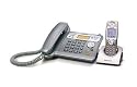 Panasonic KX-TCD545GM, Schnurgebundenes Telefon mit AB und zusätzlichem Mobilteil inkl. Ladeschale, stahlgrau-metallic