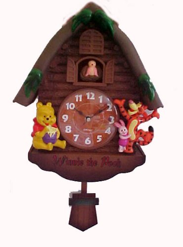 Disney Winnie The Pooh & Friends Cuckoo Style Clock - Coo Coo Clock